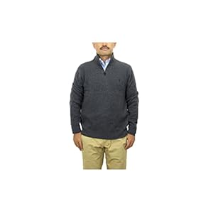 [POLO RALPH LAUREN] (ポロ ラルフローレン) メンズ ウール/カシミア ハーフジップ セーター 0102924 [並行輸入品]