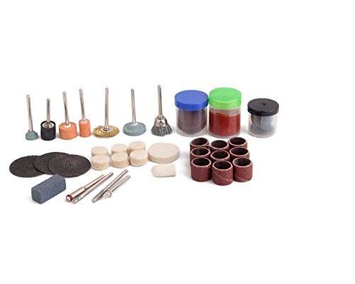 KROST 105pcs Metal Cutting Grinding Electric Polishing Engraving Drill Bits Rotary Set (Blue, 105 Piece)