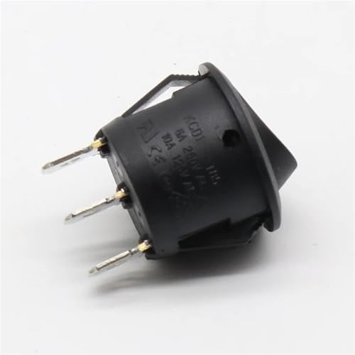 Mini interruptor basculante redondo para arreglar fallos eléctricos en cajas de control 4