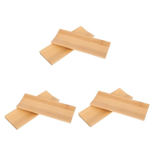 Platos Sushi Multiusos de Bambú 6 piezas miniatura 1