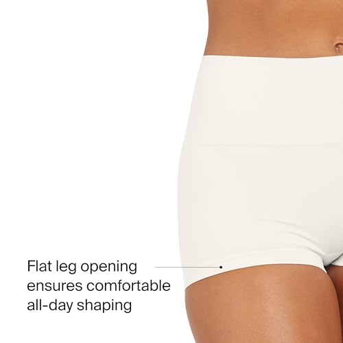Image of SPANX SPANXshape Everyday Shaping Boyshort - Comfortable Core Control Shapewear Underwear - Invisible Under Clothes - No-Show
