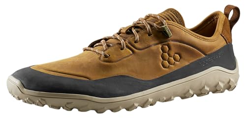 Image of Vivobarefoot Men's Tracker Leather All Terrain Low Hiking Shoe
