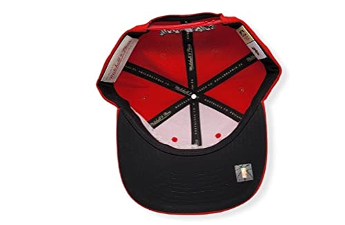 Mitchell & Ness Gorra Snapback Ajustable Roja miniatura 5