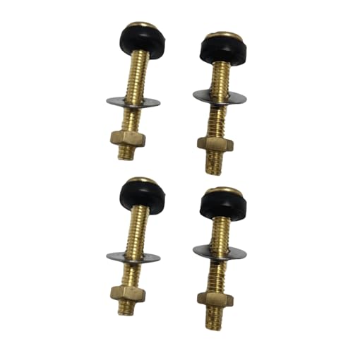 Juego de tornillos para tanques de inodoro generales, material de montaje de acero resistente a la erosión Fácil de usar para sistemas divididos Tornillos y juntas de acero