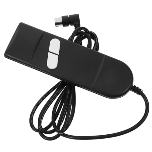 DEARMAMY Controlador de Mano para Sillón Reclinable Eléctrico Abs Resistente con Doble Botón Compatible con Sillones Elevapersonas y Masaje Accesorio de Repuesto para Motores de Sillas