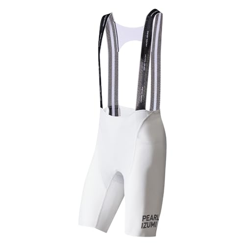 PEARL IZUMI(パールイズミ) サイクルウエア T283-3DF3 プレミアム サミット ビブ パンツ カラー: 2 ホワイト サイズ:Lの商品画像（Amazon）