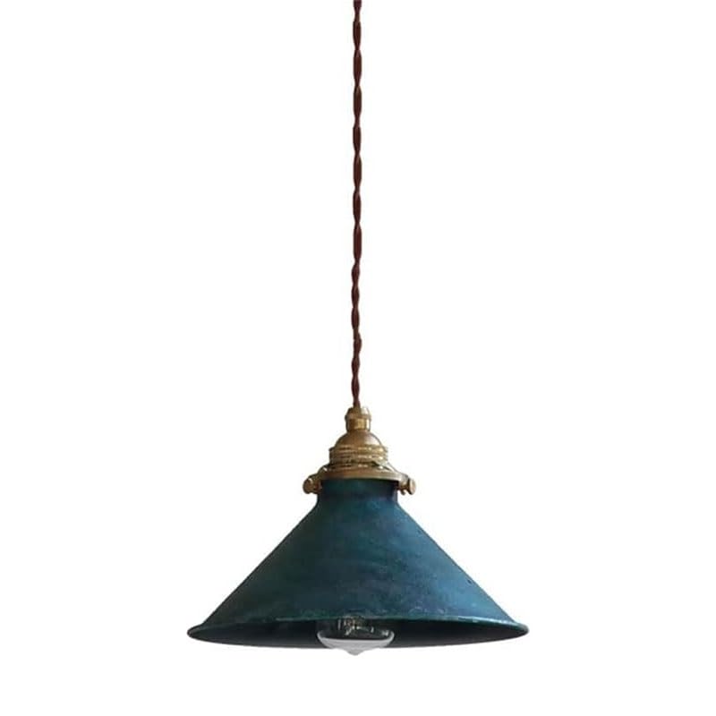 Lustre en fil de fer bleu pour relooker un bar ou une chambre à coucher