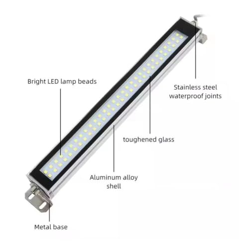 Lámparas de barra LED impermeables 35cm para máquinas de 220V 2