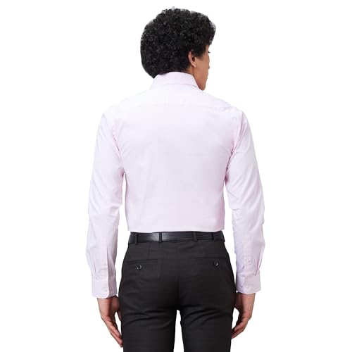 Image of Raymond Slim Fit Self Design Dark Maroon Shirt