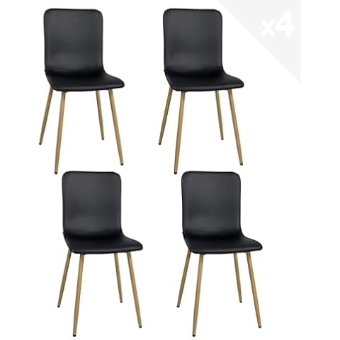 Chaises KAYELLES POLI en Simili Cuir Cover