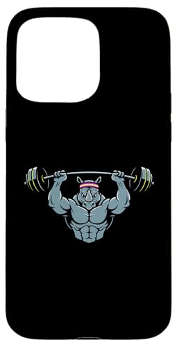 �W���̋ؗ̓t�@���̂��߂�Rhinoceros�E�G�C�g���t�e�B���O�O���t�B�b�N�B �X�}�z�P�[�X iPhone 15 Pro Max �p