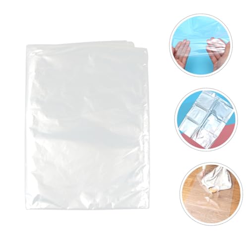 50pcs Plastic Garment Bags for Clothing Storage Disposable Dry Cleaning Covers Waterproof Suit Bags for Closet Organization for Travel and Moving2