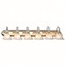 Livex Lighting 1006-52 Belmont 6-Light Bath Light, Chrome and Polished Brass by Livex Lighting