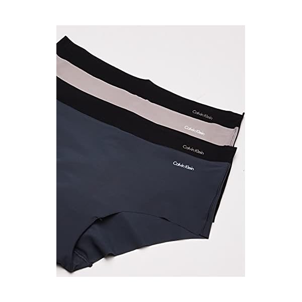 Calvin-Klein-Womens-Invisibles-Hipster-Multipack-Panty Calvin Klein Women's Invisibles Seamless Hipster Panties, 7 Pack, Black/White/Bare/Silverlock/Undertone/Subtle Bloom/Speakeasy, Medium