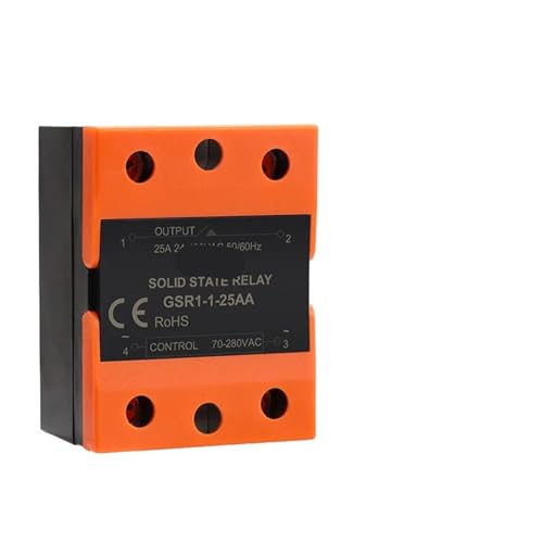 Relé de estado sólido GSR1-1 monofásico SSR 40A CA-CA sin cubierta para control industrial