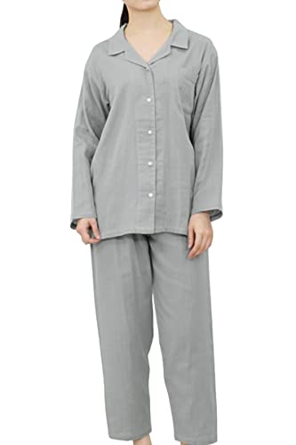 [����ێ��N���[��] �p�W���} ���[���E�F�A ���� �O�J�� ���f�B�[�X �ێ� ���e �K�[�[ �� �R�b�g�� D38100-29 : �O���[ L