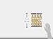 Sticko Alphabet Stickers, Regular X-Large, Gold Glitter Futura