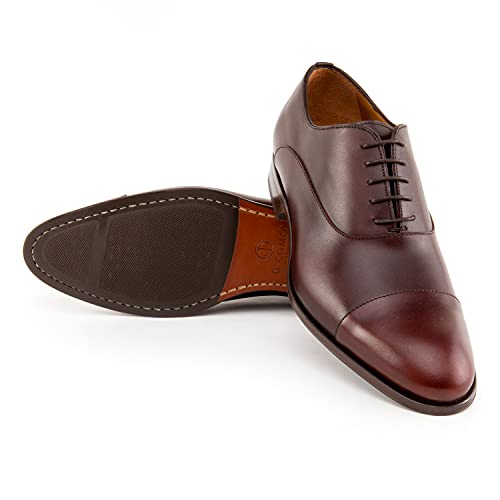Chaussures Oxford homme marron anti-glisse et confortables fabriquées en Espagne