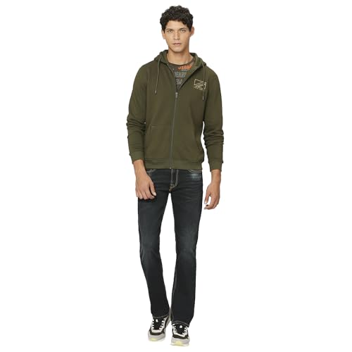 Image of Pepe Jeans Men's Fleece Hooded Neck Sweatshirt