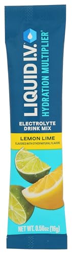 Liquid IV, Lemon Lime Hydration Drink Mix, 0.6 Ounce - image 1