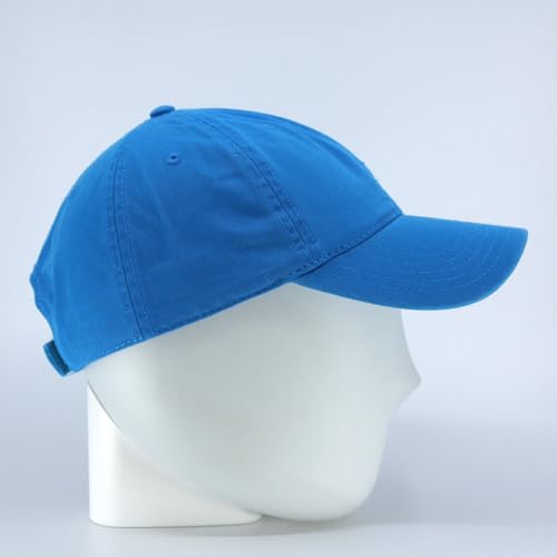 Image of Classic Washed Cotton Baseball Cap - Vintage Adjustable Dad Hat, Curved Bill for Men Women, Outdoor Everyday Wear