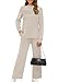 WIHOLL Fall Outfits for Women 2025 Long Sleeve Loungewear Sweatsuits 2 Piece Matching Sets Clothing Women Clothing Two Piece Set Fashion Trendy Business Casual Outfits Teacher Cruise L