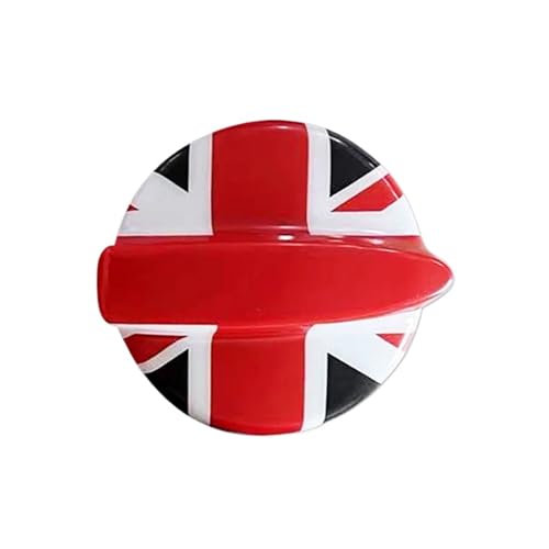 Car Accessories Fuel Gas Tank Cap Covers Stickers Compatible For Mini Cooper R50 R52 R53 Styling Decoration(Black Jack)