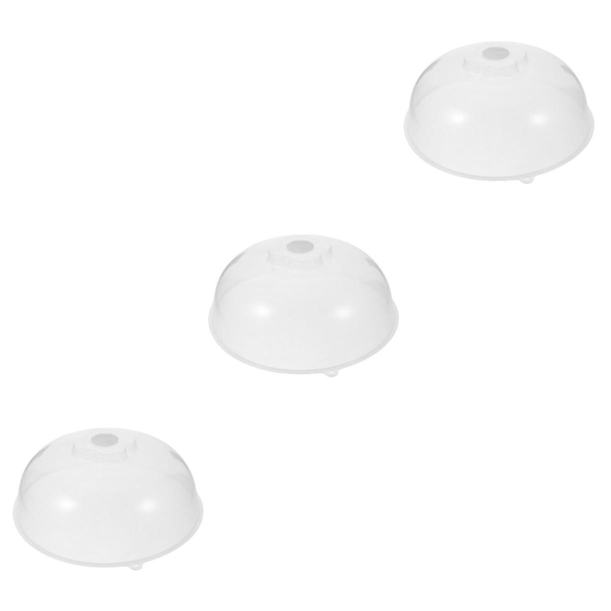 Cubierta de microondas reusable que retiene el calor y evita salpicaduras en tus platos