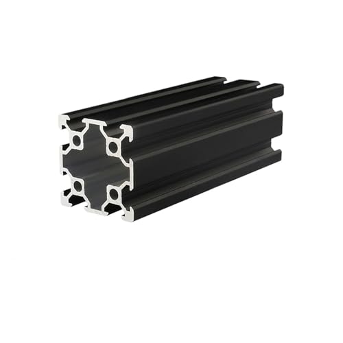 Châssis en aluminium extrudé noir 4040V anodisé de haute précision 150mm