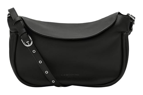 Sac hobo Liebeskind en cuir grainé noir finitions haut de gamme