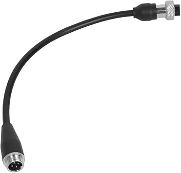 Power Extension Cable for Ninebot GoKart Pro Kit, for segway S MAX,miniPRO & Lite,4-Pin Connector Charging Adapter,Flexible PVC Wire 24cm Black