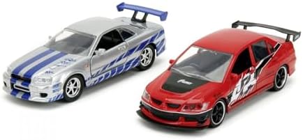 Pack 2 Velozes e Furiosos - Mitsubishi Lancer Evolution IX e Bria...
