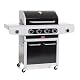 Barbecook Gasgrillwagen mit Deckel und Thermometer, 14kW, schwarz