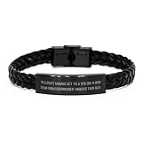 Take Thai Real Origin Fancy Mama Braided Leather Bracelet, The Closest Mamas Get to A Spa Day is, Present for Mom, Inspirational from Son Daughter