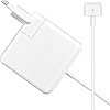 Remplacement Chargeur Macbook Air, 45W T-Tip Chargeur Mac Adaptateur d'alimentation Compatible avec MacBook Air 11" 13"-Mid 2012/2013/2014/2015/2017 pour Modèles A1436 A1466 A1465 A1435 et Plus