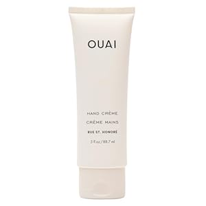 OUAI Hand Cream – Thick, Creamy Balm with Coconut Oil, Murumuru Butter and Shea Butter – Hydrating Moisturizer for Soft Hands – Use Daily to Deeply Nourish Skin (3 Oz)