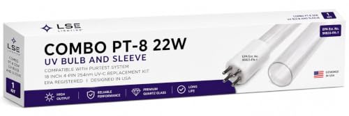 Kit Combo LSE Lighting PT-8 22W UV Bulb y Manga