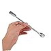 COHEALI Lab Spoon Long Handle Stainless Steel Reagent Scoop for Precise Chemical Handling Laboratories and Industrial Settings Easy to Clean Design