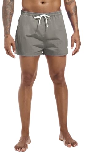 Swim Trunks Mens 3 Inch Mesh Liner Men's Swimwear Bathing Suit Short Swimming Trunks for Men Beach Shorts2