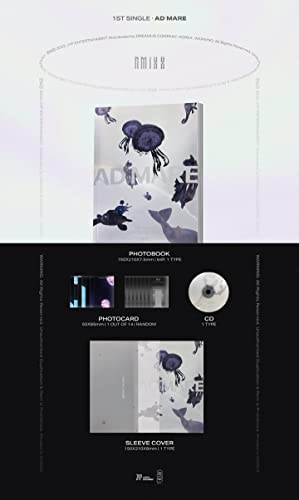 JYP Ent. NMIXX - AD MARE [Light Ver.] Album+Extra Photocards Set (JYPK1269)