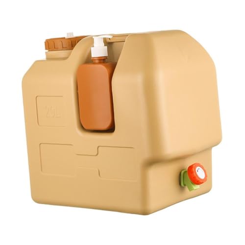 QSTDGVPW 20L Water Container Water Storage Jug with Faucet Large Capacity Portable Water Can Water Carrier for Picnic BBQ Handwashing
