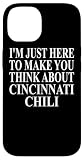 Custodia per iPhone 14 Abbigliamento Cincinnati Chili | Simpatico design divertente per gli amanti del peperoncino