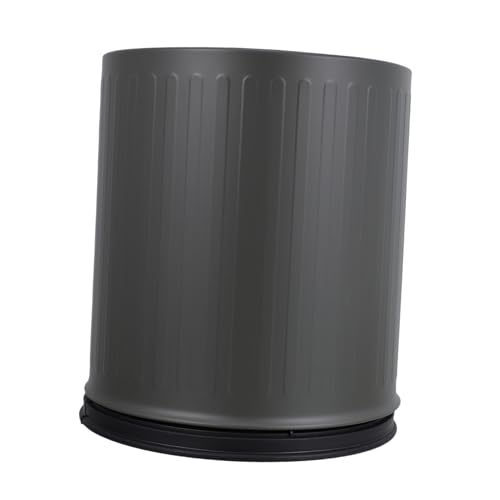 Caneca de basura metálica rectangular para baño 10 L