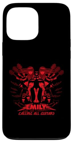 Coque iPhone 13 Pro Max Emily The Strange imprimé Calling All Guitars durable