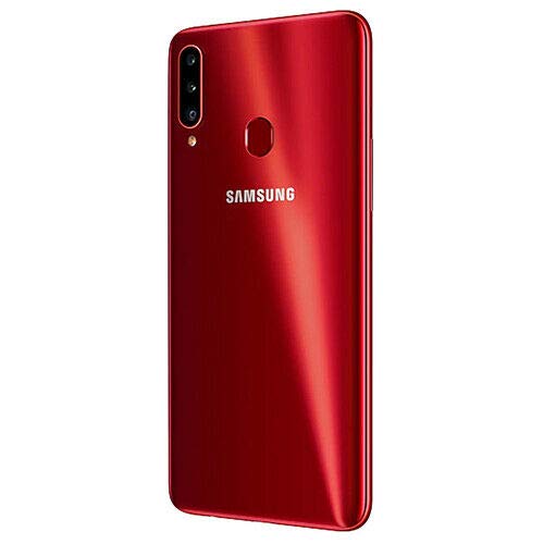 Samsung Galaxy A20s (SM-A207F/DS) Dual SIM, 32GB, 6.5”, GSM Factory Unlocked - International Version - No Warranty - Red