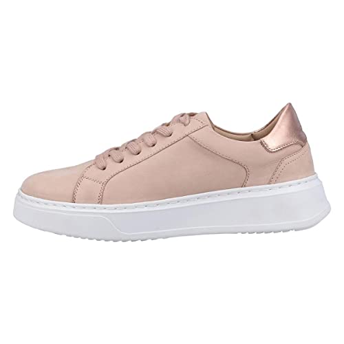 Hush Puppies Women's Camille Lace Cupsole Trainers, Light Pink, 6