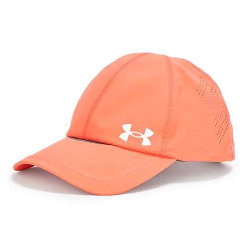 Image of Under Armour Men's Iso-Chill Launch Run Adjustable Hat, (847) Fire /Fire /Reflective, One Size Fits Most