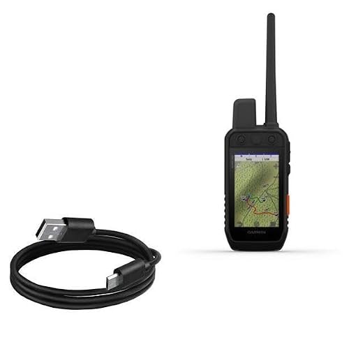 BoxWave Cable Compatible with Garmin Alpha 200i - DirectSync Cable, Durable Charge and Sync