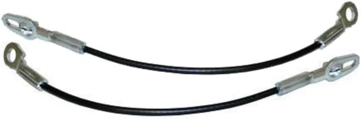 KarParts360 For Chevy Silverado 2500 1999 00 01 02 03 2004 Tailgate Cables Driver and Passenger Side | Pair | 16 Inches | Replacement For GM1921102, GM1920102 | 88980509, 88980510
