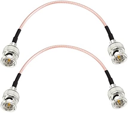 Superbat 3G HD SDI Cable BNC Cable 6 inch 75 ohm for Cameras Monitor Vedio Recorder BMCC Video Equipment Supports HD-SDI 3G-SDI 4K 8K SDI Video Cable 2Pcs